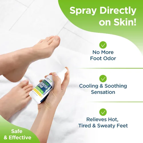 Vista 4 de Rocket Pure Spray desodorante natural para zapatos, espray eliminador de olores en aerosol para pies, desodorante en aerosol para zapatos, spray