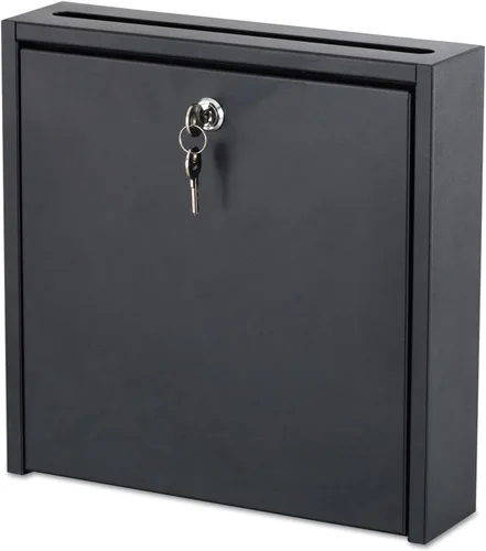 Vista 2 de Safco Productos 4259BL Buzón de oficina interior, grande, negro