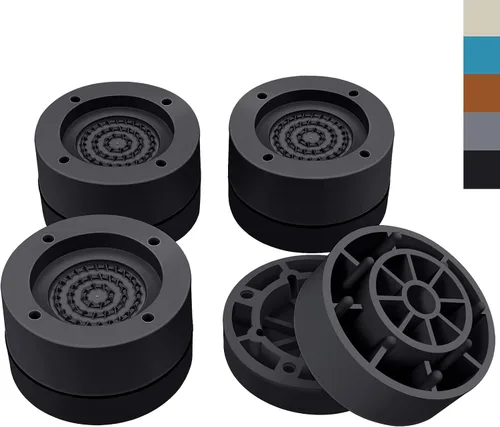 Vista 10 de ANNKUT Furniture Risers 1 Inch, Round Bed Risers Heavy Duty, 12 Pack Black Provides 1 inch elevation for chair, table, couch, and desk. Supporting