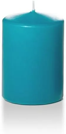 Vista 71 de yummi Caja de 12 velas redondas blancas de 3" x 4