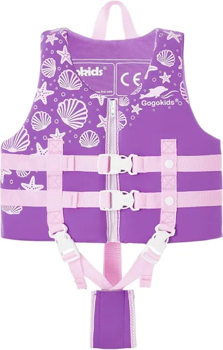 Vista 13 de Gogokids Chaleco de natación para niños, flotadores para bebés – Chaleco de flotabilidad para niños y niñas para piscina y playa, para niños de 2 a