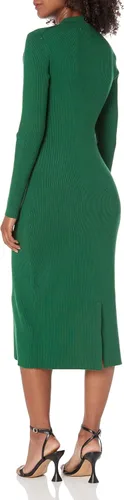 Vista 2 de Karl Lagerfeld Paris Vestido midi tipo suéter para mujer
