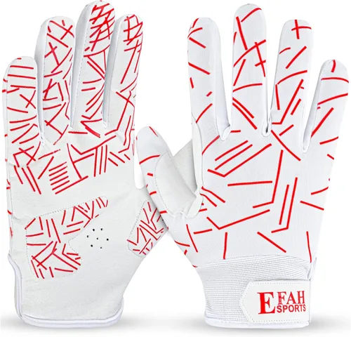 Vista 9 de Guantes de bateo de béisbol EFAH SPORTS para jóvenes, adultos, hombres, niños y niños con acolchado, cómodos guantes de bateo de sóftbol con palmas