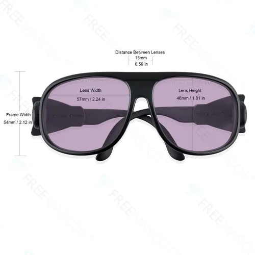 Vista 4 de FreeMascot OD 5+ 190nm-380nm/750nm-860nm longitud de onda violeta y láser infrarrojo gafas de seguridad