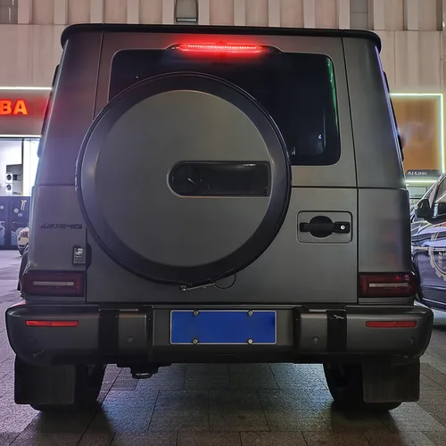 Vista 8 de Tercera luz LED de freno, luz trasera central de montaje alto, barra de luz roja universal para remolque, para automóvil, SUV, camión, 28 LED de 12