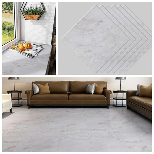Vista 13 de CHICHOME Paquete de 6 azulejos de suelo impermeables de 12 x 12 pulgadas para despegar y pegar, azulejos de vinilo autoadhesivos extraíbles