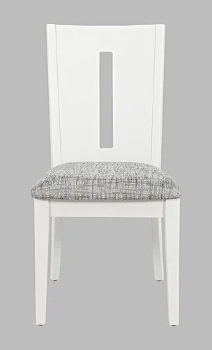 Vista 3 de Jofran Inc. Urban Icon Slotback Silla de comedor tapizada contemporánea (juego de 2)