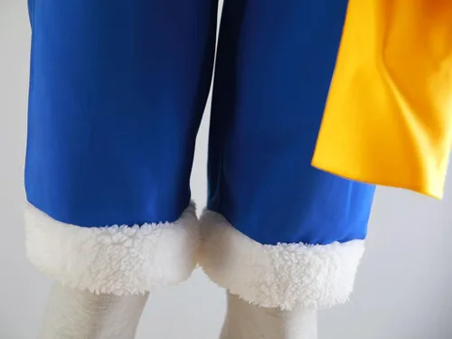 Vista 8 de Monkey D.Luffy Disfraz de cosplay incluye pantalones cortos y cinturón amarillo, 3