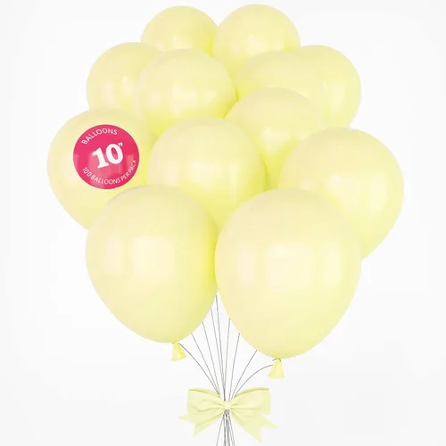 Vista 16 de HOUSE OF PARTY Globo de fiesta verde pastel – 100 unidades Globos de látex de 5 pulgadas con diferentes tamaños para decoraciones de graduación