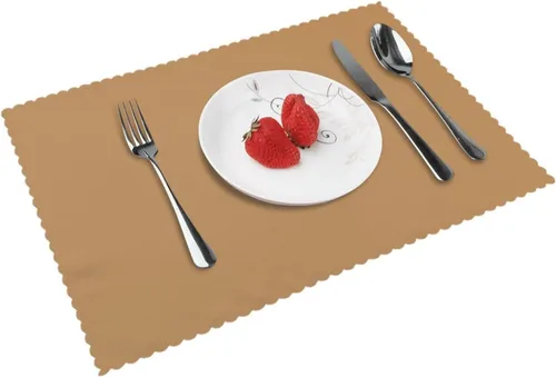 Vista 15 de Rectangular Placemats Set of 4, Heat Resistant Cartoon Banana Printed Kitchen Dining Table Mats
