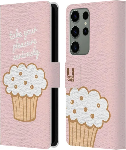 Vista 289 de Head Case Designs Assortment Cupcakes Happiness Leather Wallet Case Compatible with Samsung Galaxy A07 4G Surtido