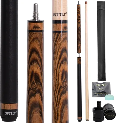 Vista 11 de CUEELF Heavy Hitter 3-Piece Jump Break Pool Cue Stick, 21oz/23oz Cue with 13.5mm Bakelite Tip and Quick-Release Joints, for Explosive Breaks and
