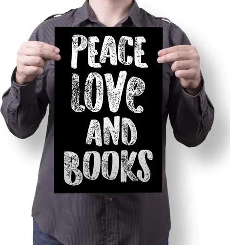 Vista 2 de Damdekoli Póster de libros de amor de paz - 11 x 17 pulgadas