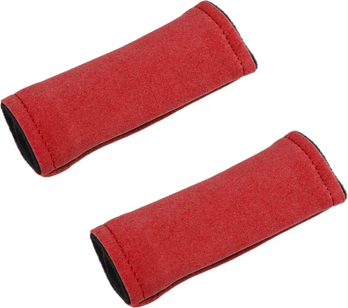 Vista 8 de X AUTOHAUX 2 unids Universal Car Accessories Suede Door Handle Cover Soft Car Handle Protector Negro