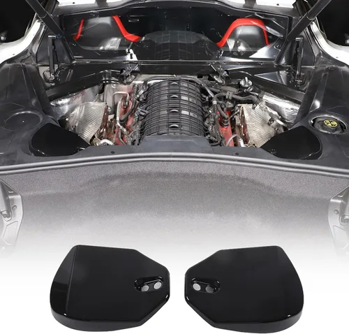 Vista 11 de Cubierta de Torre de Puntal Trasero Compatible con Chevrolet Corvette C8 Stingray 2020-2024, Panel de Protección de Torre Amortiguadora Trasera