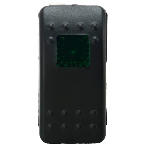 Vista 5 de Amarine Made 12v 20 Amp Impermeable LED On/Off Boat Marine SPST 3P Interruptor basculante con luz (verde)