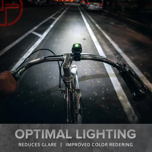 Vista 3 de BX-500 Potentes luces USB-C para bicicleta delanteras y traseras - Nuevo LED de 500 lúmenes - Juego de faros y luces traseras de bicicleta