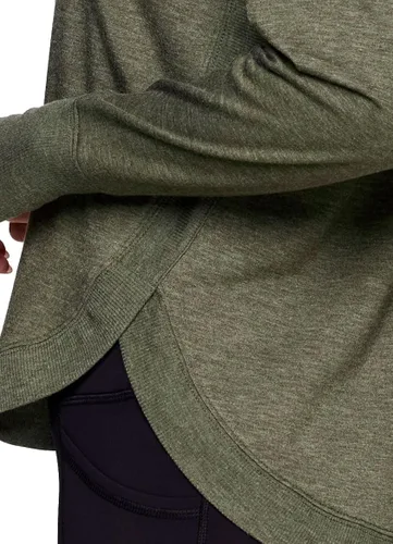 Vista 4 de RBX Active - Sudadera ligera de felpa francesa de manga larga para mujer