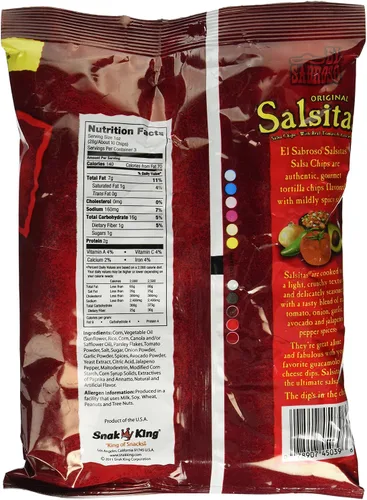 Vista 2 de Salsitas Spicy Salsa Chips 3oz Bolsas (paquete de 3)