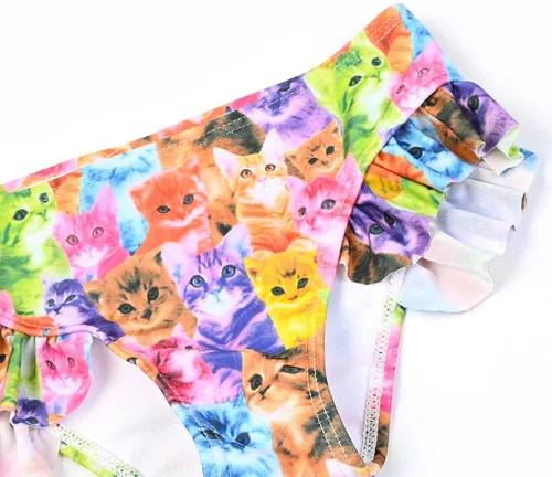 Vista 54 de CHILDRENSTAR Trajes de baño de dos piezas para niñas, traje de baño de playa y piscina