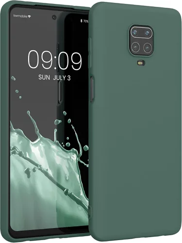Vista 94 de kwmobile Funda compatible con Xiaomi Redmi Note 9S / 9 Pro / 9 Pro Max - Funda protectora de silicona TPU suave y delgada - Negro mate