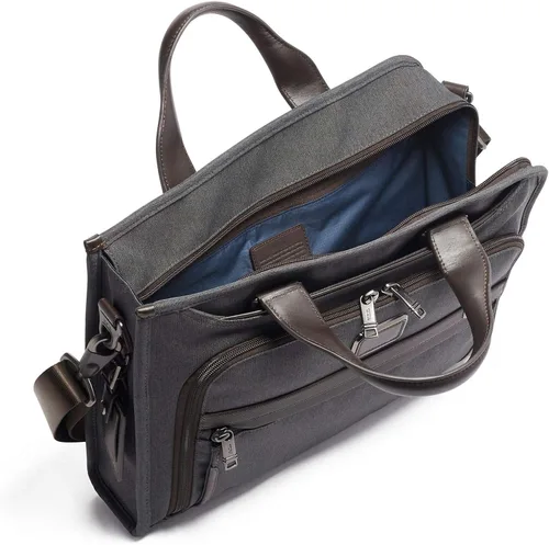 Vista 2 de TUMI - Alpha 3 Slim Deluxe Portfolio Bag - Organizer Briefcase for Men and Women