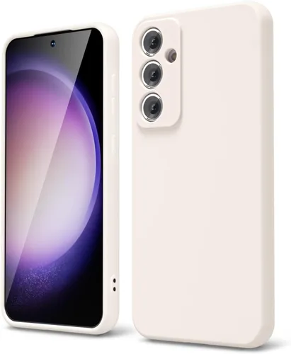 Vista 323 de oakxco Funda para teléfono Samsung Galaxy S8 de silicona líquida, delgada y fina de gel de goma suave TPU cubierta protectora simple llana