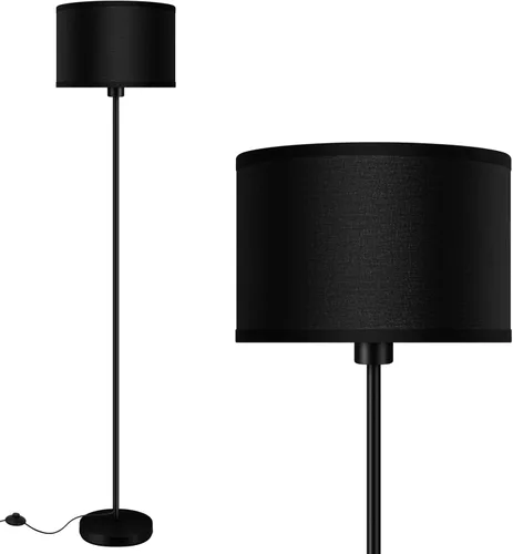 Vista 15 de AUQUEE Floor Lamp, Standing Lamp, Modern Stand Up Lamps with Purple Lampshade, 59" Tall, Foot Switch, Simple Living Room Decor for Kids Room, Girls