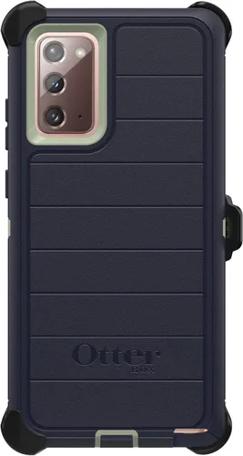 Vista 4 de OtterBox Defender Screenless Series - Funda resistente y funda con clip para cinturón para Galaxy Note 20 5G (no Ultra), embalaje al por menor