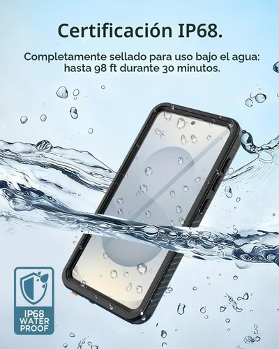 Vista 2 de Miimall Funda impermeable IP68 para Samsung Galaxy S26 Plus, compatible con MagSafe, Mil-Std 810G 360° protección de cuerpo completo resistente