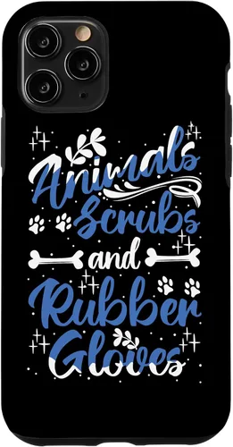 Vista 13 de Funda para iPhone 12 mini animales exfoliantes guantes de goma para asistente veterinario
