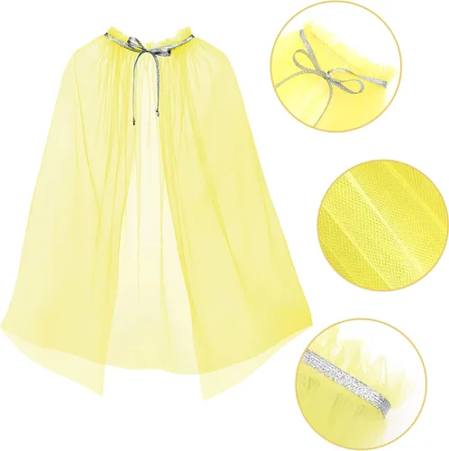 Vista 3 de Tacobear Princess Dress Up for Little Girls Crown Cape Jewelry Halloween Costume Accessories Set for Kids Age 3-6 Years