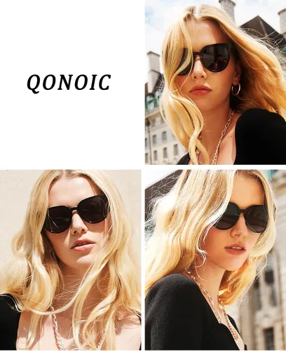 Vista 5 de Gafas de sol redondas retro para mujer, estilo vintage, clásicas, con protección UV de gran