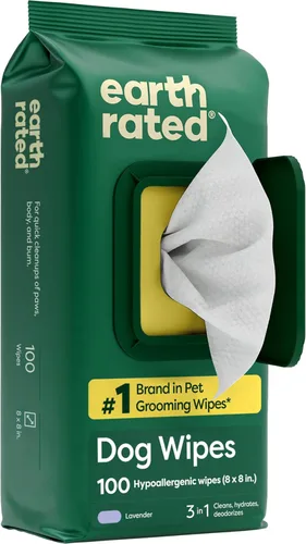 Vista 16 de Earth Rated XL - Toallitas para mascotas para perros y gatos, limpieza hipoalergénica y sin perfume de 3 en 1, desodorizante e hidratante extra