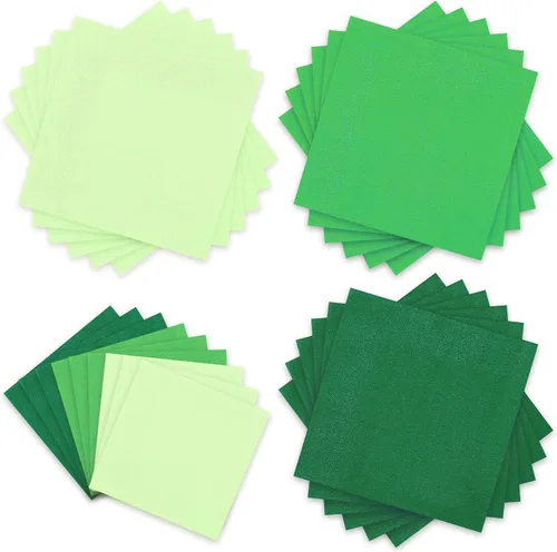 Vista 21 de Whaline Paquete de 150 Servilletas de Papel Azules de 6.5 x 6.5 Pulgadas, 3 Colores, Servilletas de Almuerzo con Temática Azul, Servilletas de Papel