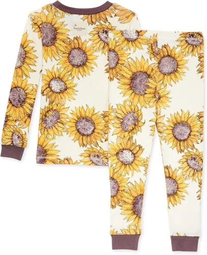 Vista 2 de Burt's Bees Baby Conjunto de pijama de 2 piezas, camiseta y pantalón para bebé, 100% algodón orgánico