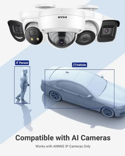 Vista 12 de ANNKE grabadora de vídeo de la red del PoE de 12MP 8CH para la cámara IP