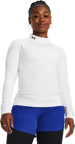 Vista 2 de Under Armour ColdGear Authentics - Camiseta de cuello alto falso para mujer