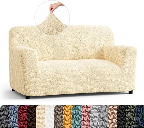 Vista 72 de PAULATO BY GA.I.CO. Funda para Silla - Funda para Sillón - Funda para Sillón - Funda de Tela Suave - Protector de Muebles Elegante de Ajuste Ceniza