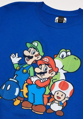 Vista 3 de Nintendo Camiseta Super Bros Graphic para niño