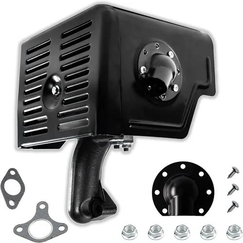 Vista 8 de JMCHstore Tubo de Silenciador de Escape con Deflector Para Predator 301cc, Motor de Honda GX240 GX270 8HP 9HP, Motor de Lifan Loncin, Bomba de Agua