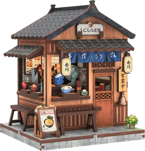 Vista 14 de Fsolis Japanese Book Nook Kit for Adults, Beika-cho Convenience Store Tienda de conveniencia Beika-cho