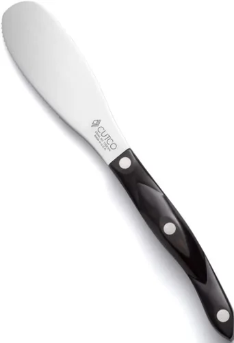 Vista 2 de CUTCO Modelo 1768 Esparcidor de espátula. Hoja de borde dentado Doble-D® de 4.9 pulgadas..................5.1" Mango de termorresina altamente