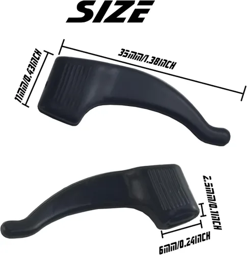 Vista 2 de NSBELL 20 pares de ganchos antideslizantes para las orejas, para niños y adultos, soporte deportivo para correa de gafas, retenedor de gafas, gancho