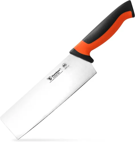 Vista 20 de Cuchillo de chef de 6 pulgadas, hoja de acero inoxidable de alto carbono certificada NSF – Mango ergonómico codificado por colores, cuchillo de Negro
