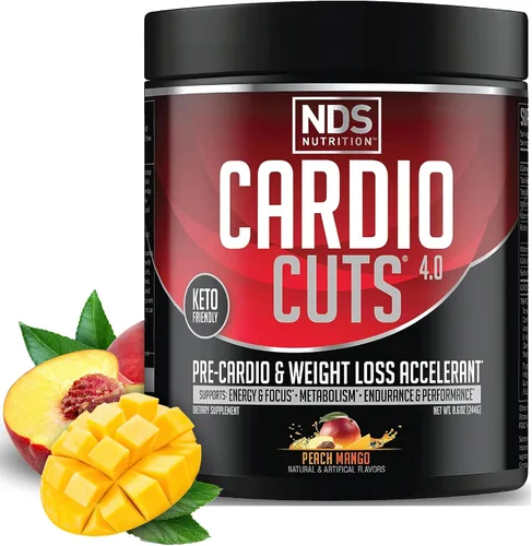 Vista 11 de NDS Nutrition Cardio Cuts 4.0 - Gusher de uva, 20 porciones (paquete de 1) Endurance, Performance & Metabolism Support Advanced Weight Loss