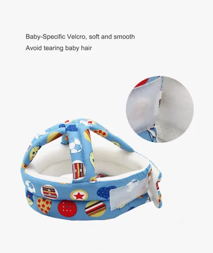 Vista 6 de Casco de seguridad para bebé para caminar y gatear cabeza de bebé, sombrero de protección para niños pequeños, sombrero de cojín protector ligero