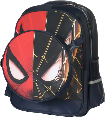 Vista 2 de FENGJINRUHUA Lindo juego de roles de dibujos animados escuela primaria mochila para niños cómics niños niñas (A-azul marino), A-Azul marino, Mochila