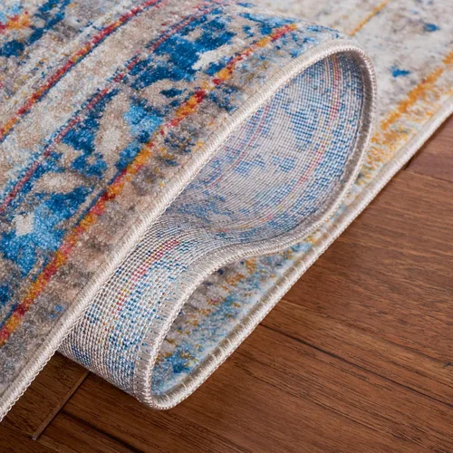Vista 5 de SAFAVIEH Persian Collection - Alfombra para pasillo, 2.2 x 6 pies, azul y multicolor, diseño oriental envejecido, no desprende pelusa y de fácil
