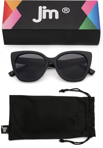 Vista 7 de JM Lentes de lectura bifocales clásicos, de gran tamaño, estilo ojo de gato, lentes de sol para mujer Cat Eye, Stylish